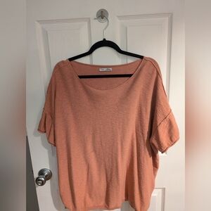 Short Sleeve Lightweight Sweater Sz XL